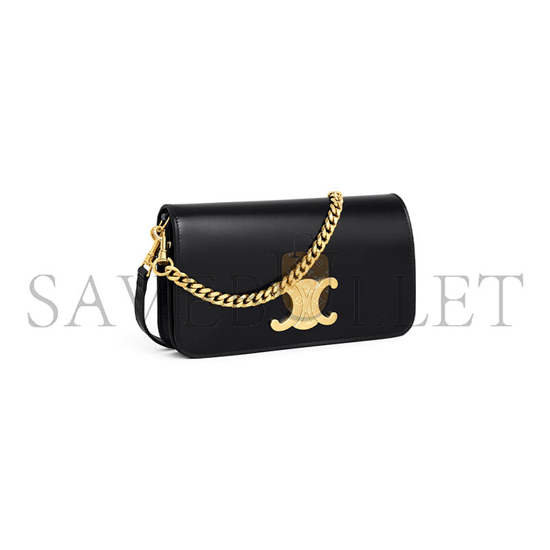 Ce1i*e multipochette in shiny calfskin 10l973gch.38no (20.5*11*4cm)